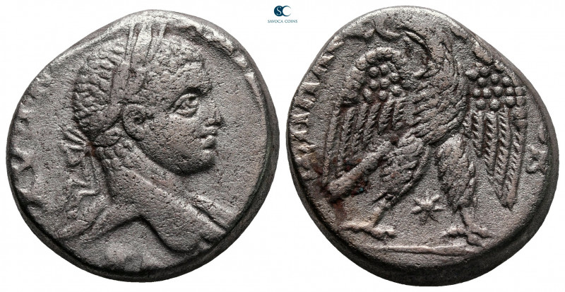 Seleucis and Pieria. Antioch. Elagabal AD 218-222. 
Billon-Tetradrachm

24 mm...