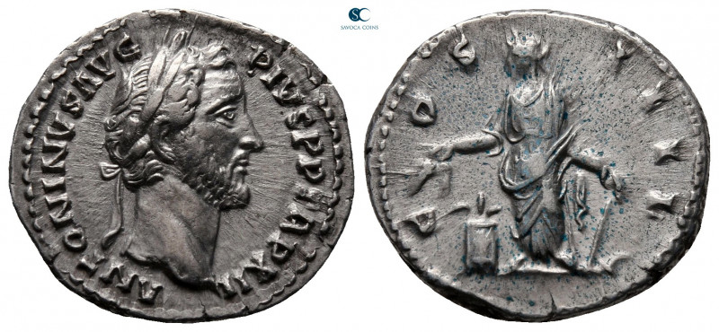 Antoninus Pius AD 138-161. Rome
Denarius AR

19 mm, 3,23 g



good very f...