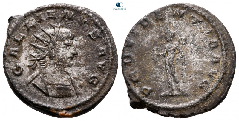 Gallienus AD 253-268. Antioch
Billon Antoninianus

21 mm, 3,55 g



nearl...