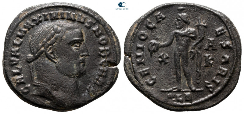 Maximinus II Daia, as Caesar AD 305-308. Alexandria
Follis Æ

25 mm, 6,48 g
...