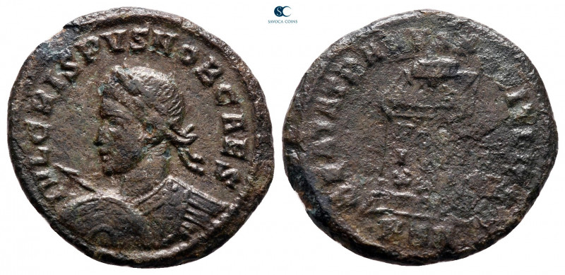 Crispus, as Caesar AD 316-326. Treveri
Follis Æ

20 mm, 2,51 g



nearly ...