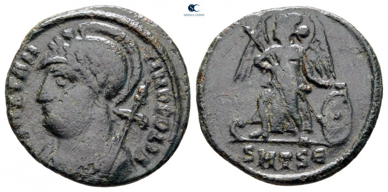 City Commemoratives AD 330-354. Thessaloniki
Follis Æ

19 mm, 2,14 g



n...