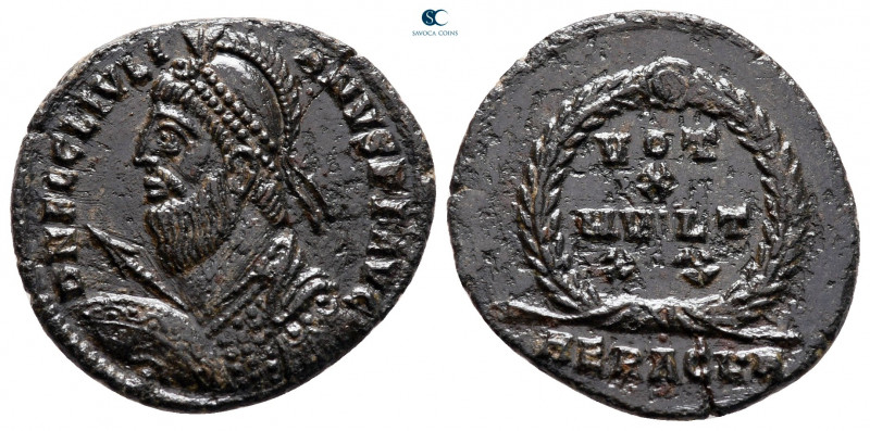 Julian II Apostate AD 360-363. Heraclea
Follis Æ

21 mm, 2,80 g



very f...