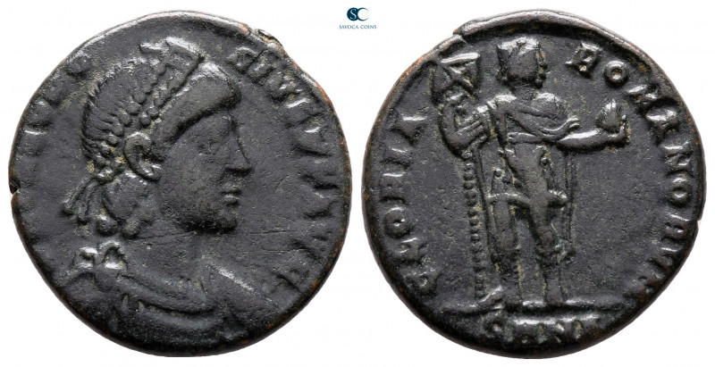 Theodosius I AD 379-395. Nicomedia
Follis Æ

21 mm, 5,12 g



nearly very...