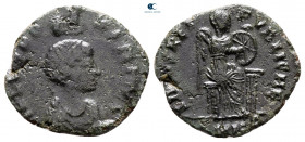 Aelia Eudoxia AD 400-404. Cyzicus. Follis Æ