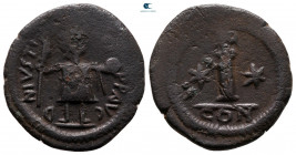 Justin I AD 518-527. Constantinople. Decanummium Æ