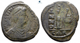 Justinian I AD 527-565. Carthage. Decanummium Æ