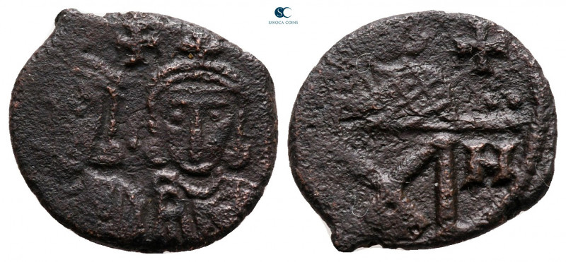 Constantine V Copronymus, with Leo IV and Leo III AD 741-775. Constantinople
Fo...