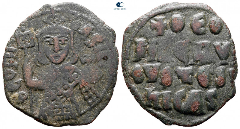 Theophilus AD 829-842. Constantinople
Follis Æ

27 mm, 4,86 g



fine