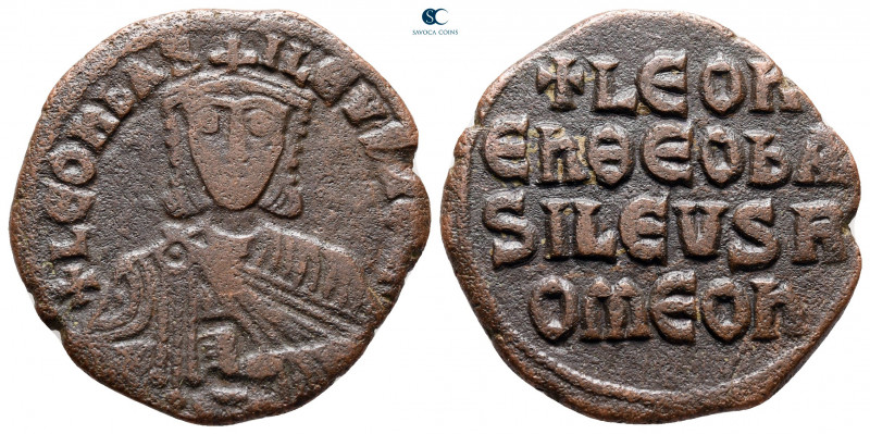 Leo VI the Wise AD 886-912. Constantinople
Follis Æ

25 mm, 5,61 g



nea...