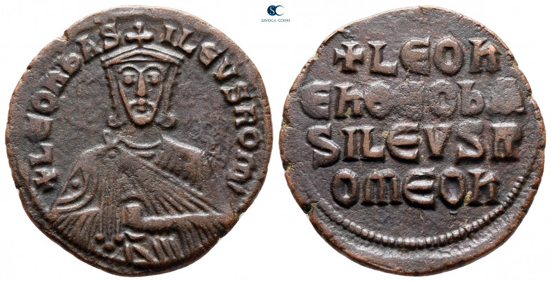 Leo VI the Wise AD 886-912. Constantinople
Follis Æ

26 mm, 6,77 g



ver...