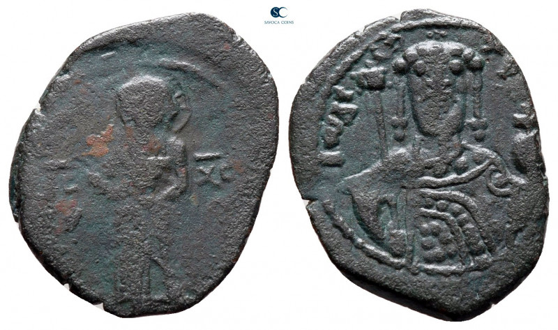 John II Comnenus AD 1118-1143. Thessalonica
Half Tetarteron Æ

18 mm, 1,37 g...