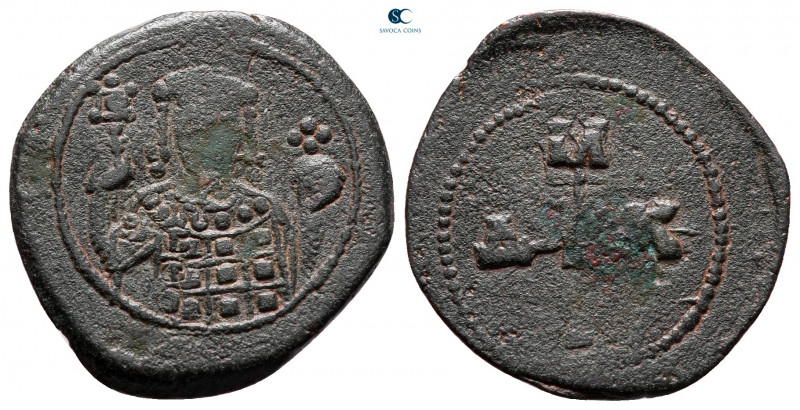 Manuel I Comnenus AD 1143-1180. Uncertain mint
Half Tetarteron Æ

21 mm, 2,18...