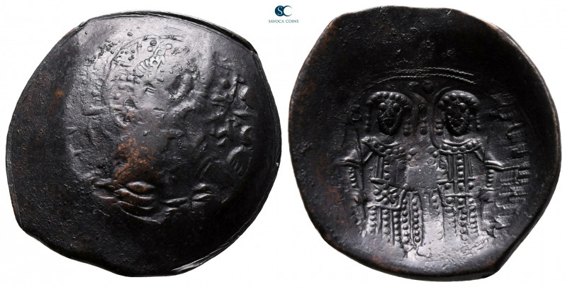 Alexius III Angelus-Comnenus AD 1195-1203. Constantinople
Trachy Æ

26 mm, 2,...