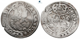 Poland. John II Casimir AD 1649-1668. Groschen AR
