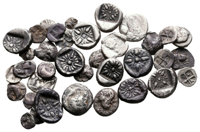 Lot of ca. 36 greek silver fractions / SOLD AS SEEN, NO RETURN!

nearly very f...