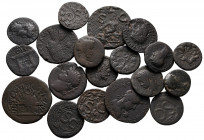Lot of ca. 20 roman provincial bronze coins / SOLD AS SEEN, NO RETURN!very fine