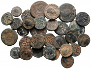 Lot of ca. 31 roman provincial bronze coins / SOLD AS SEEN, NO RETURN!very fine