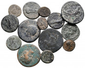 Lot of ca. 14 roman provincial bronze coins / SOLD AS SEEN, NO RETURN!nearly very fine