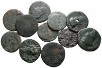 Lot of ca. 11 roman bronze coins / SOLD AS SEEN, NO RETURN!fine