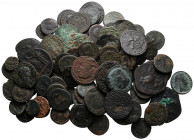 Lot of ca. 88 roman bronze coins / SOLD AS SEEN, NO RETURN!nearly very fine