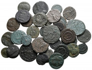 Lot of ca. 35 roman bronze coins / SOLD AS SEEN, NO RETURN!fine