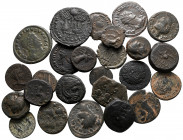 Lot of ca. 25 ancient bronze coins / SOLD AS SEEN, NO RETURN!
very fine