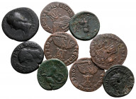 Lot of ca. 9 ancient bronze coins / SOLD AS SEEN, NO RETURN!very fine