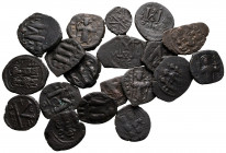 Lot of ca. 19 byzantine bronze coins / SOLD AS SEEN, NO RETURN!very fine
