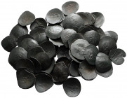 Lot of ca. 76 byzantine scyphate coins / SOLD AS SEEN, NO RETURN!nearly very fine