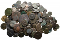 Lot of ca. 120 roman bronze coins / SOLD AS SEEN, NO RETURN!fine