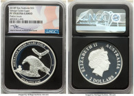 Elizabeth II silver Proof Piefort "Wedge-Tailed Eagle" 2 Dollars (2 oz) 2018-P PR70 Ultra Cameo NGC, Perth mint, KM-Unl. Mintage: 3,000. Designer sign...