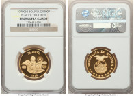 Republic gold Proof "Year of the Child" 40000 Pesos Bolivianos 1979-CHI PR69 Ultra Cameo NGC, Valcambi mint, KM199, Fr-44. Mintage: 6,315. Issued in c...