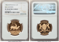 Republic gold Proof "Red Lechwes" 5 Pula 1986 PR70 Ultra Cameo NGC, KM19, Fr-5. Wildlife series. AGW 0.4711 oz. 

HID09801242017

© 2022 Heritage Auct...