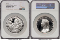 Elizabeth II silver Prooflike Restrike "Queen Victoria" Medal (10 oz) 1867-Dated (2017) PR69 Ultra Cameo NGC, Canadian Heritage mint, KM-Unl. 76.25mm....