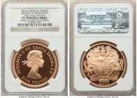 Elizabeth II gold Proof "Queen's Coronation" 5 Pounds 2013 PR70 Ultra Cameo NGC, KM1247a, S-PGCS15. Mintage: 148. One of First 50 Struck. 1953-1967 Bu...