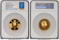 Elizabeth II gold Proof "King George III - 200th Death Anniversary" 10 Pounds (5 oz) 2020 PR70 Ultra Cameo NGC, KM-Unl., S-M19. Limited Edition Presen...