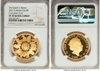 Elizabeth II gold Proof "Completer Coin" 100 Pounds (1 oz) 2021 PR70 Ultra Cameo NGC, KM-Unl., S-QBCGB11. Limited Edition Presentation Mintage: 625. T...