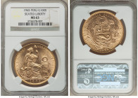 Republic gold 100 Soles 1965 MS63 NGC, Lima mint, KM231, Fr-78. AGW 1.3543 oz. 

HID09801242017

© 2022 Heritage Auctions | All Rights Reserved