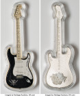 British Colony. Elizabeth II Colorized silver Reverse Proof "Fender Stratocaster" 2 Dollars (1 oz) 2021 UNC, KM-Unl. Mintage: 2,500. Sold with origina...