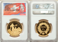 Confederation gold Proof "Glarus Shooting Festival" 500 Francs 2017 PR70 Ultra Cameo NGC, Munich mint, KM-X Unl., Häb-100a. Mintage: 220. Sold with sp...