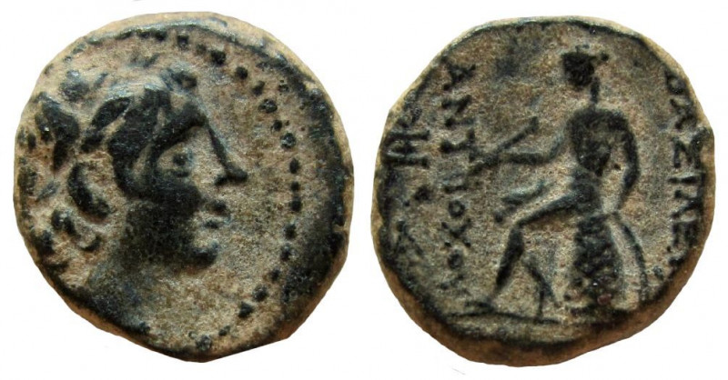 Seleukid Kingdom. Antiochos III, 222-187 BC. AE 14 mm. Antioch mint. 

Weight:...