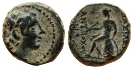 Seleukid Kingdom. Antiochos III, 222-187 BC. AE 14 mm. Antioch mint.