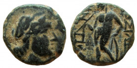 Seleukid Kingdom. Antiochos III, 222-187 BC. AE 12 mm. Antioch mint.
