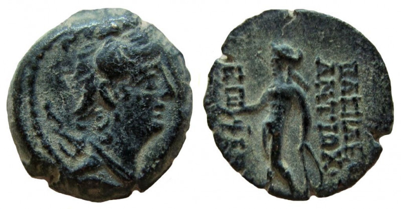 Seleukid Kingdom. Antiochos VIII, 121-96 BC. AE 15 mm. Antioch mint. 

Weight:...