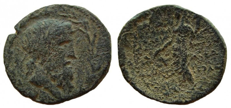 Phoenicia. Ake-Ptolemais. AE 24 mm. 

Weight: 10.46 gm. Obverse: Laureate head...