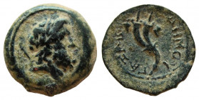 Judaea. Gaza. Pseudo-autonomous issue. Time of Demetrius II. AE 20 mm.