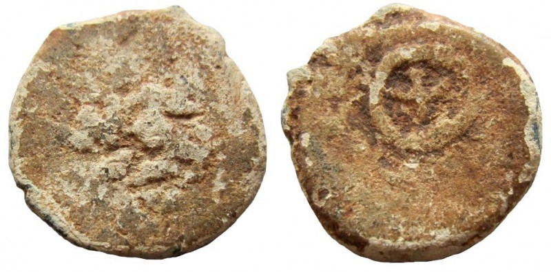 Judean Kingdom. Alexander Jannaeus, 104-76 BC. Lead Prutah. 

17 mm. Weight: 3...