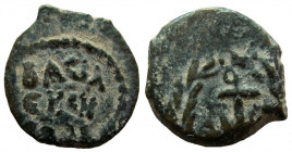 Judaea. Herod the Great, 40-4 BC. AE Prutah.