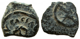 Judaea. Herod the Great, 40-4 BC. AE Half Prutah.